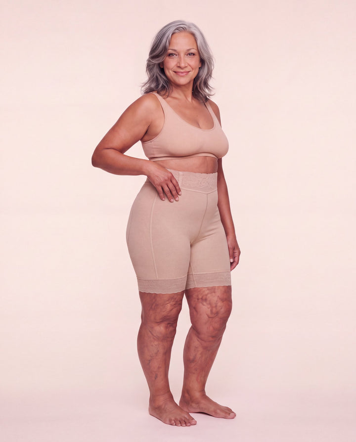 Faja Corta Compress nude, vista frontal