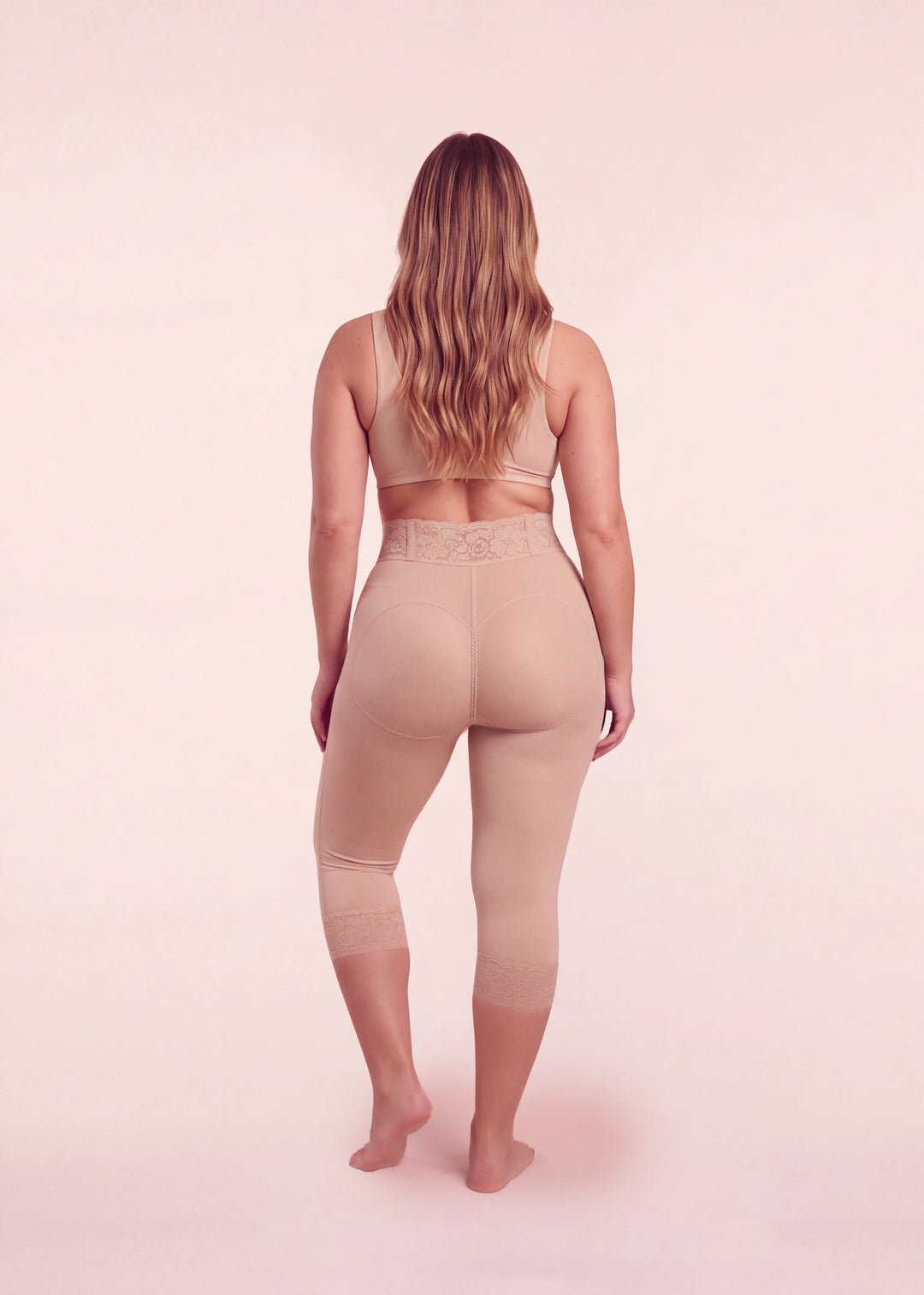 Faja Lipedema Compress nude, vista posterior