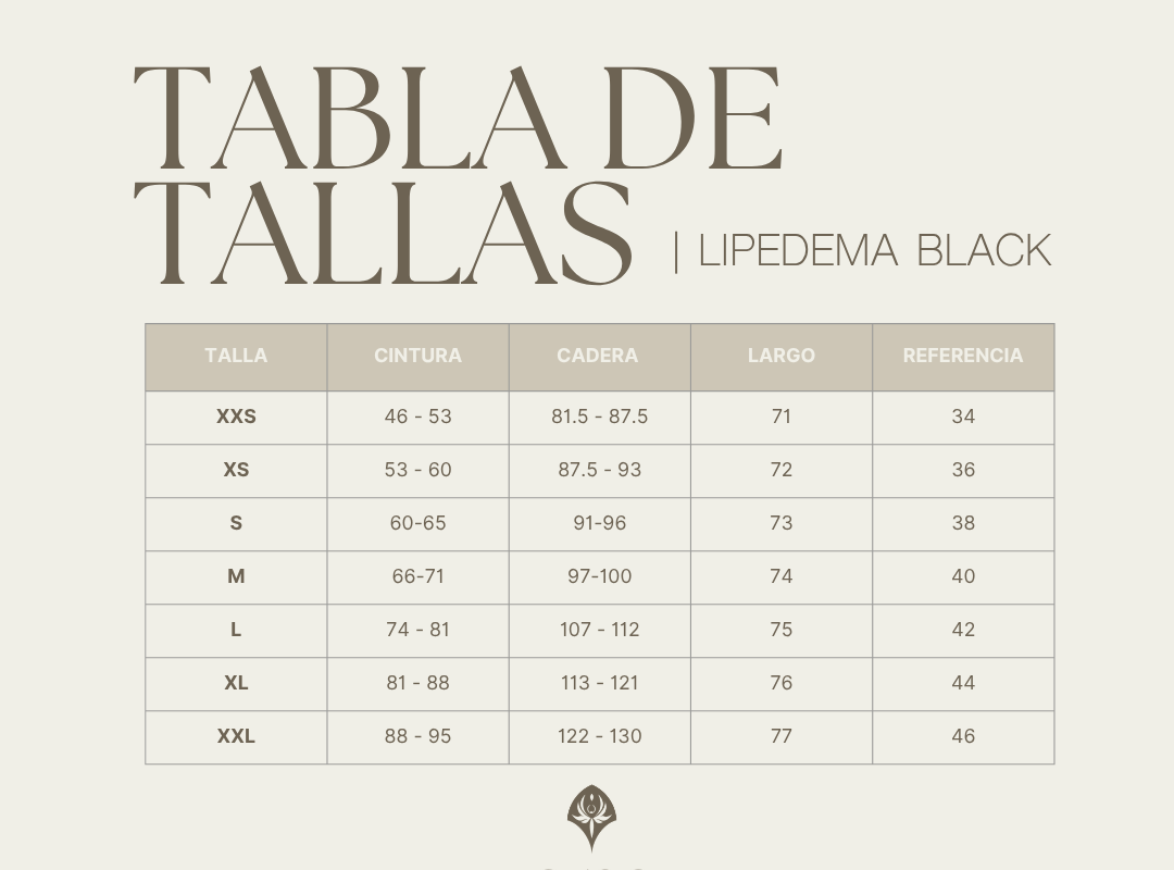 Faja Lipedema Black